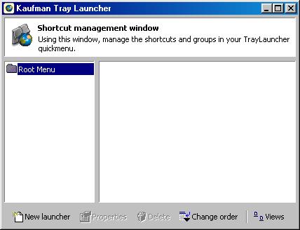 Tray Launcher