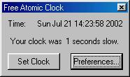 Free Atomic Clock