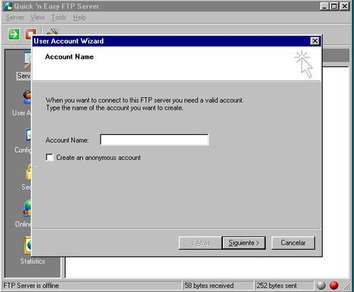 Quick and Easy FTP Server