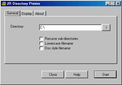 JR Directory Printer
