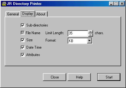 JR Directory Printer